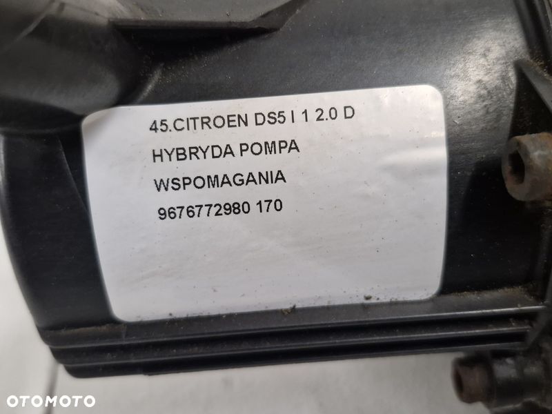 CITROEN DS5 I 1 2.0 D HYBRYDA POMPA WSPOMAGANIA 9676772980 - 2
