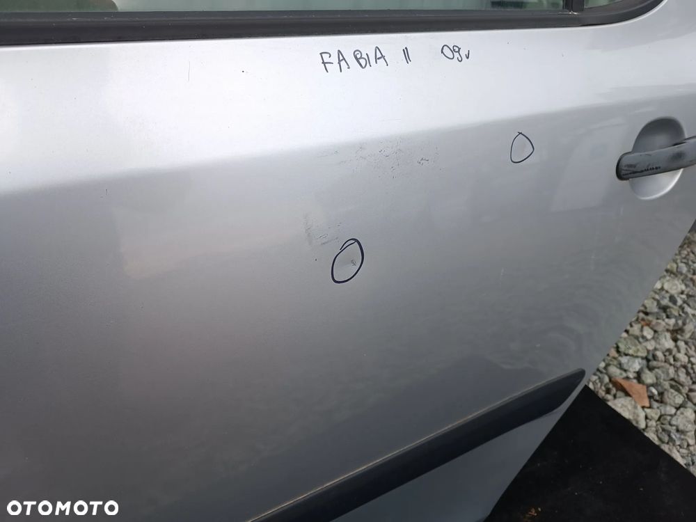 DRZWI LEWE TYLNE LEWY TYŁ SKODA FABIA II - 3