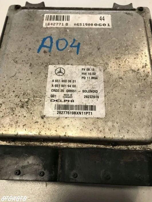 STEROWNIK KOMPUTER SPRINTER 906 A6519000601 A07 - 2