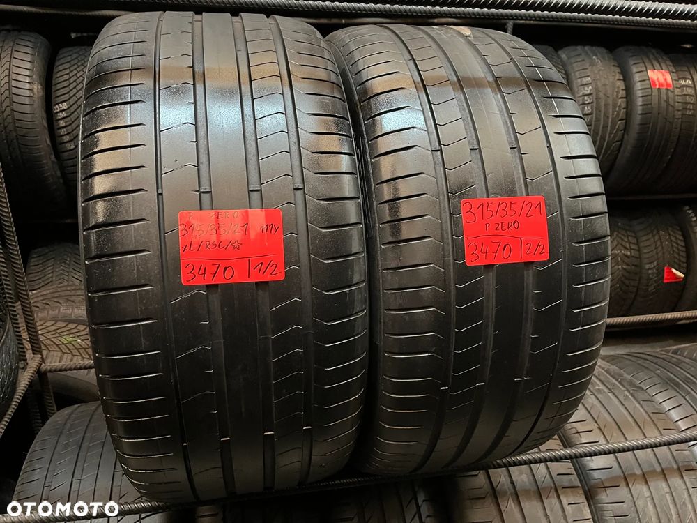 Pirelli P Zero 315 35 21 111 Y run flat, wzmocnienie (XL) * - BMW 2szt. - 1