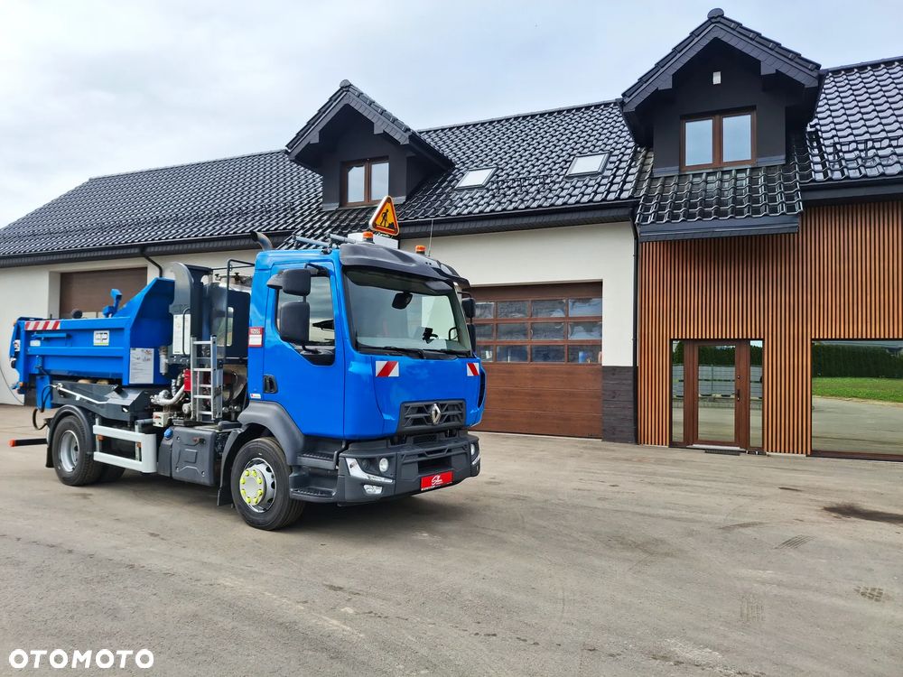 Renault D16 Skrapiarka CTP Constructeur Naprawa Asfaltu Rozsypywacz Grysu Wywrotka