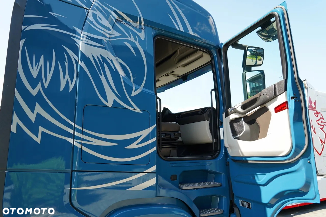 Scania S 500 / RETARDER / KLIMA POSTOJOWA / CAŁA NA PODUSZKACH  / OPONY 100% / ALUFELGI / BOGATE WYPOSAŻENIE / SPROWADZONA / PO KONTRAKCIE SERWISOWYM - 35