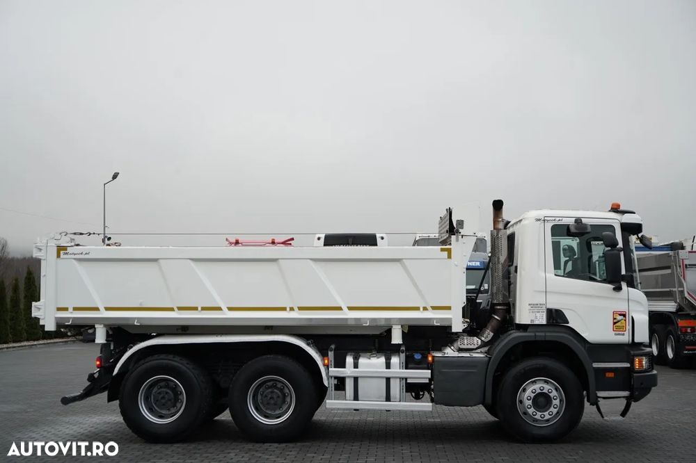 Scania P 410 / 6x4 / BASCULĂ DUBLU / HYDRODOLTA / BOARDMATIC / AUTOMATĂ / EURO 6 - 14
