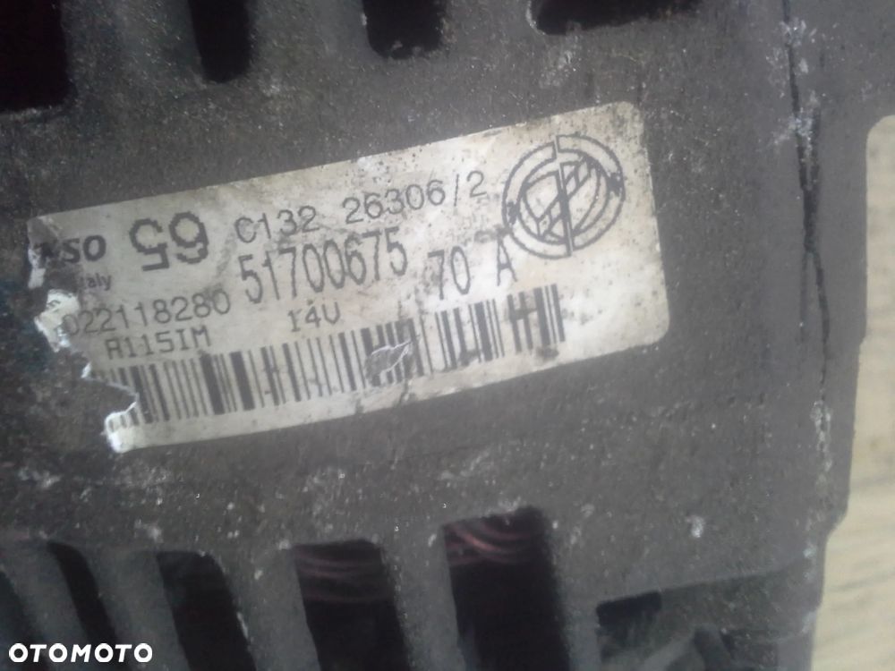 Alternator Fiat Panda 1.1 51700675 1022118280 Denso - 4