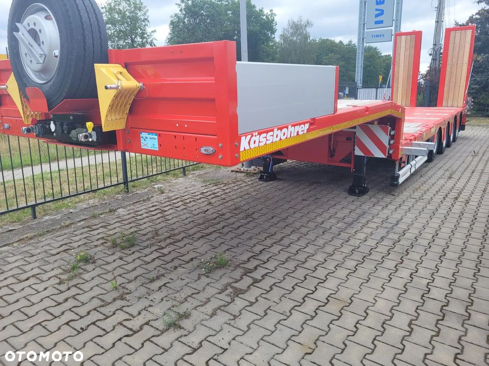 Kassbohrer SLA4 Naczepa Lowbed Niskopodwoziowa Rozsuwana - 3