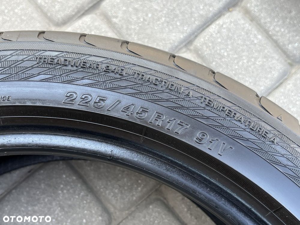 DWIE LETNIE OPONY YOKOHAMA 225/45 R17 91V  6 MM BIEŻNIKA LATO - 8