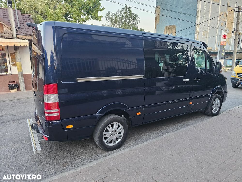 Mercedes-Benz Sprinter 319 V6 doka mixt 5 locuri full duba furgon - 7