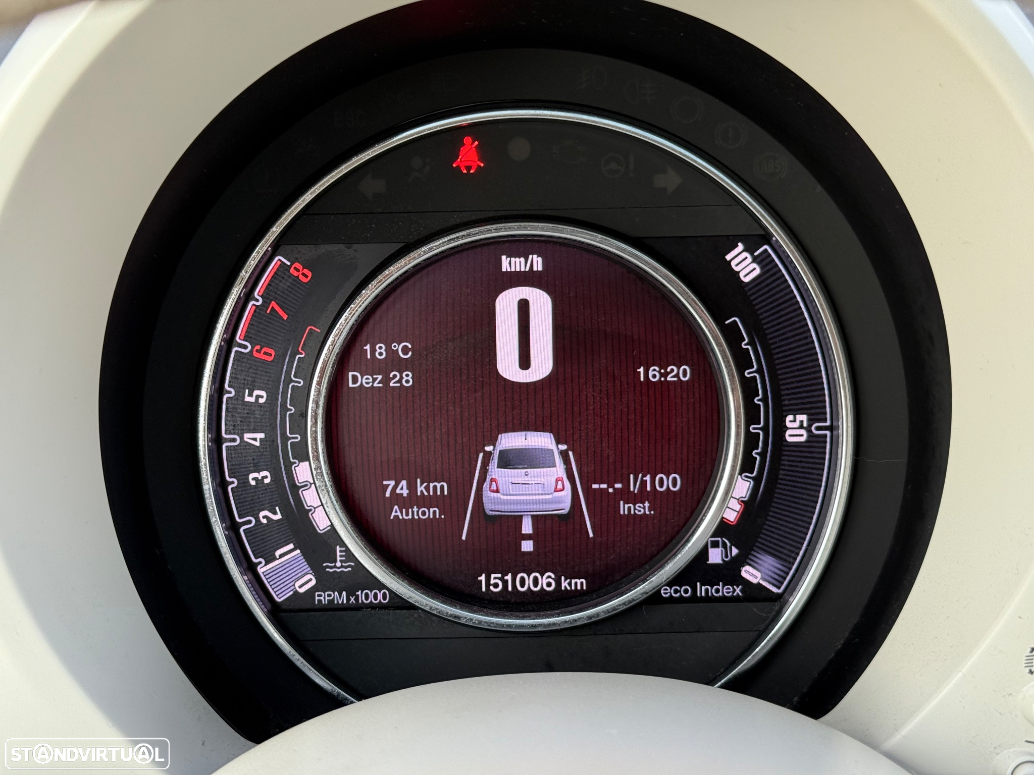 Fiat 500 0.9 8V TwinAir Turbo S&S Lounge - 21