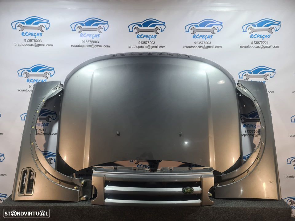 FRENTE COMPLETA LAND ROVER DISCOVERY III 3 MK3 CAPOT PARACHOQUES GUARDALAMAS OTICAS GRELHA AROS - 13