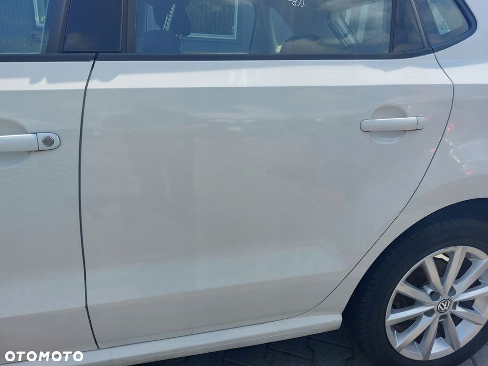 vw polo v 6r 6c 08-17r drzwi lewe tył tylne lc9a kompletne - 3