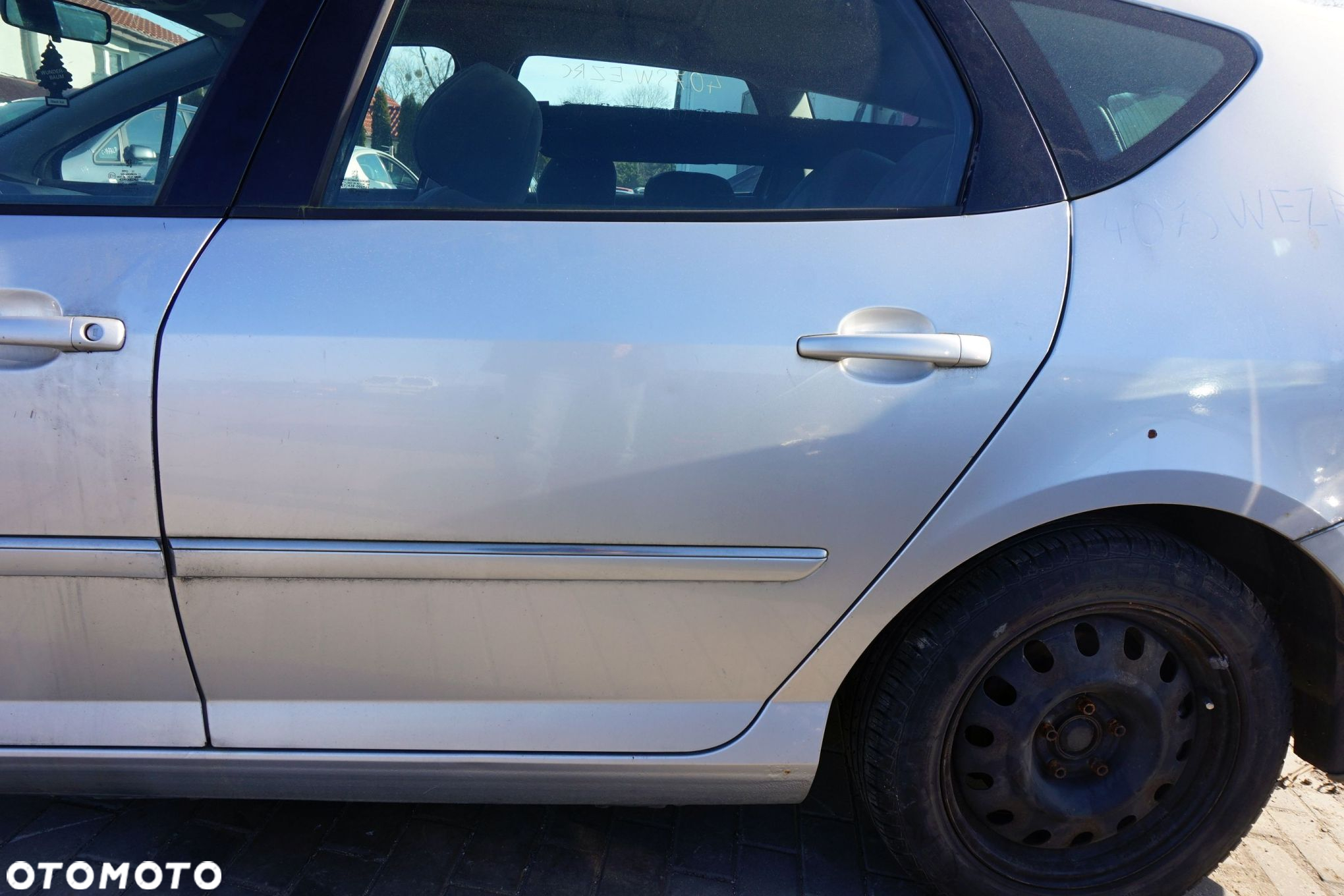 DRZWI TYLNE LEWE 407 SW KOMBI EZRC  SREBRNY PEUGEOT 2004-2007 - 3