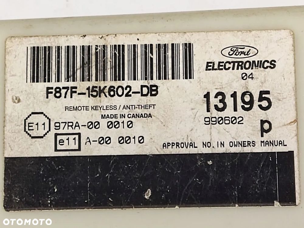 moduŁ komputer ford explorer ii - 5