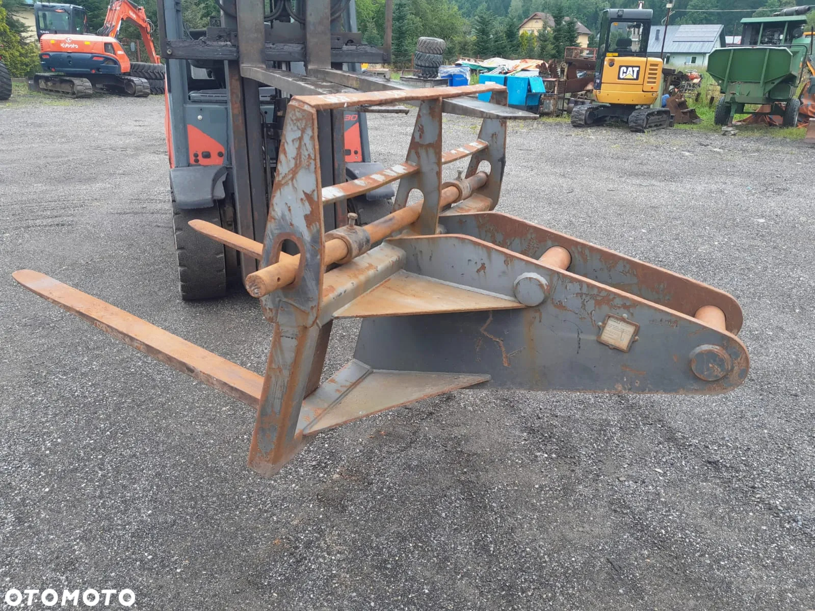 Widły przeładunkowe Scott paleciarka paleciak karetka do koparki fi80mm. - 3