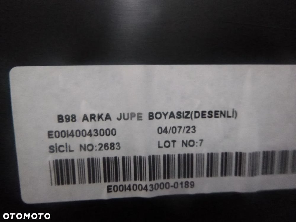 renault clio iv lift spoiler dokładka zderzaka tył nowa oryginał tylna - 4