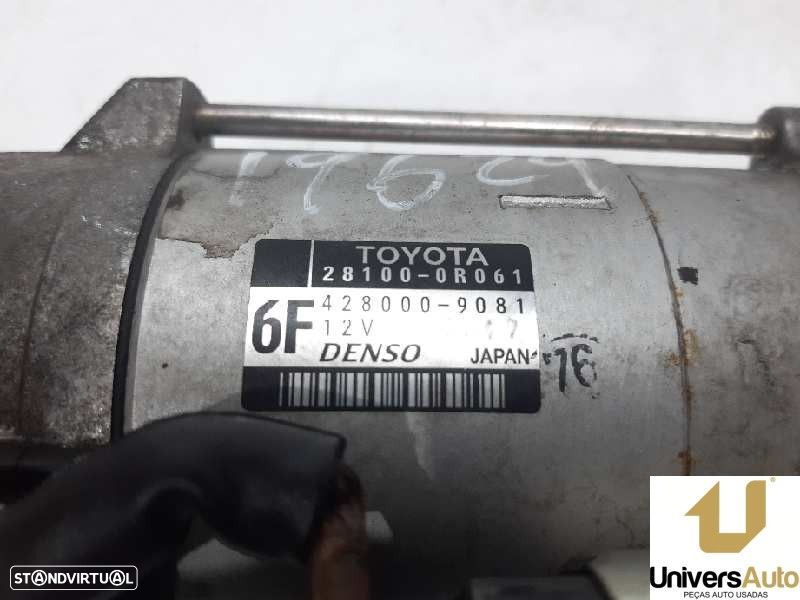 MOTOR ARRANQUE TOYOTA AURIS 2014 -281000R061 - 4