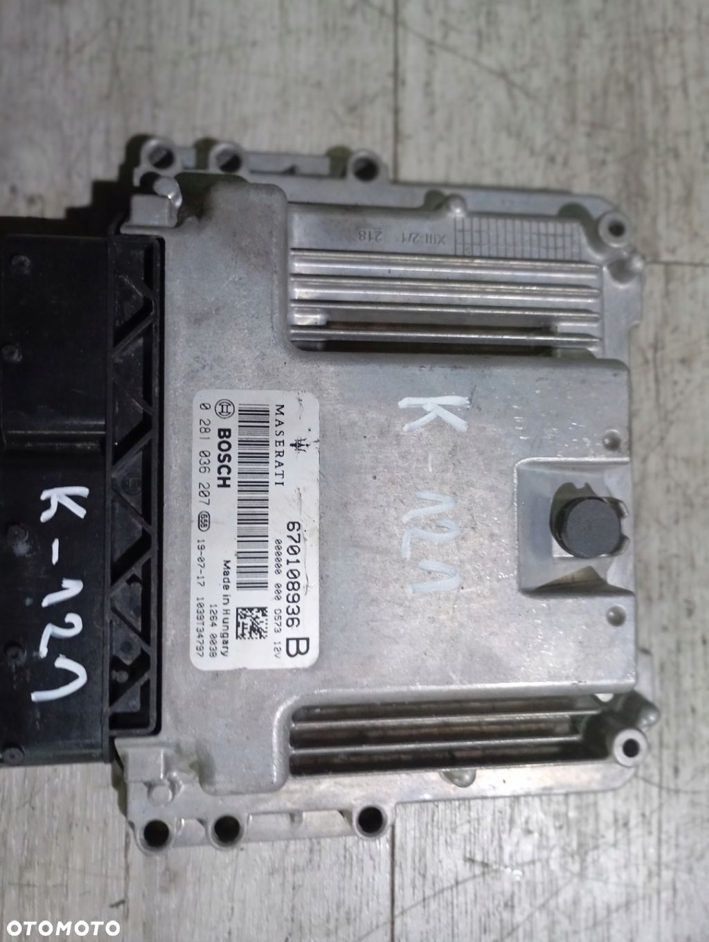 STEROWNIK SILNIKA MASERATI 670108936 B 0281036207 - 1