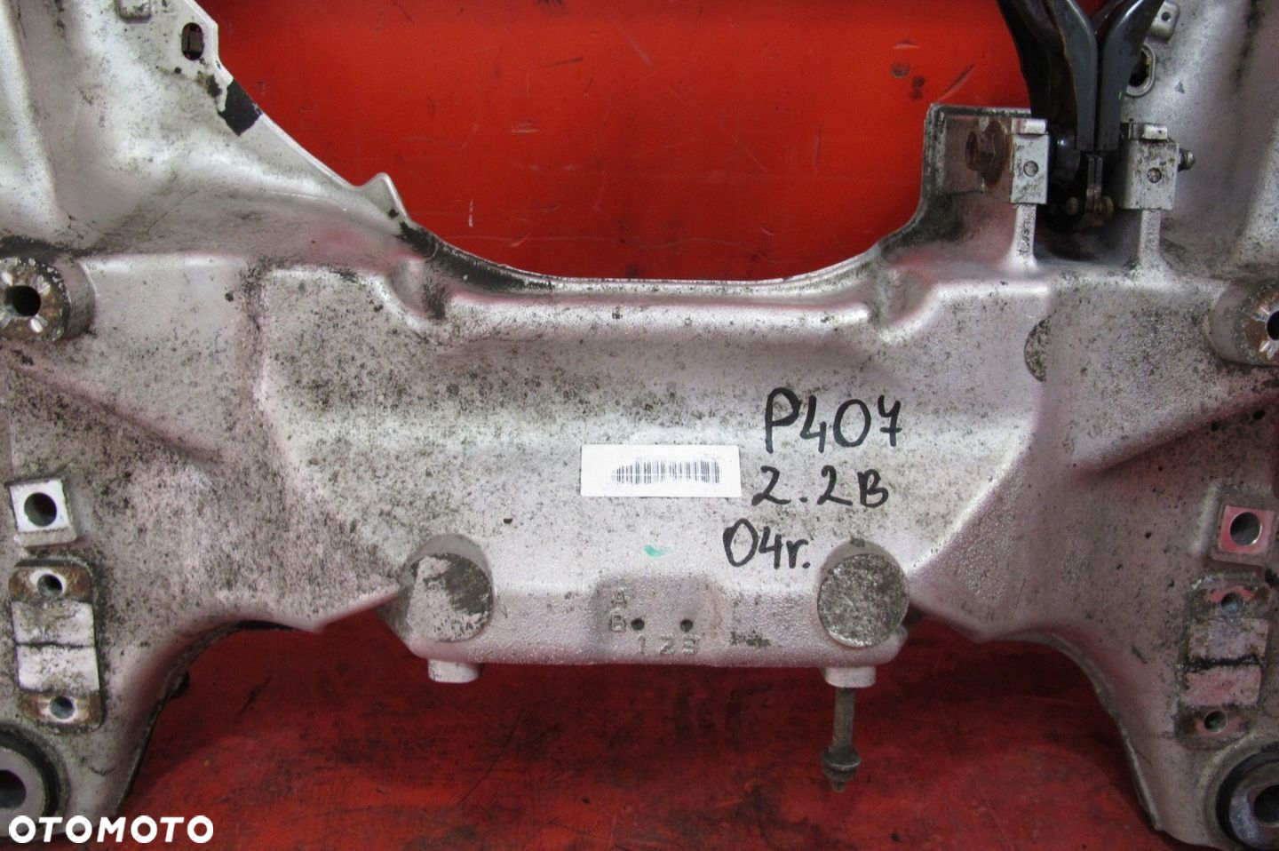 PEUGEOT 407 SANKI WÓZEK KOŁYSKA TRAWERS PRZÓD - 4