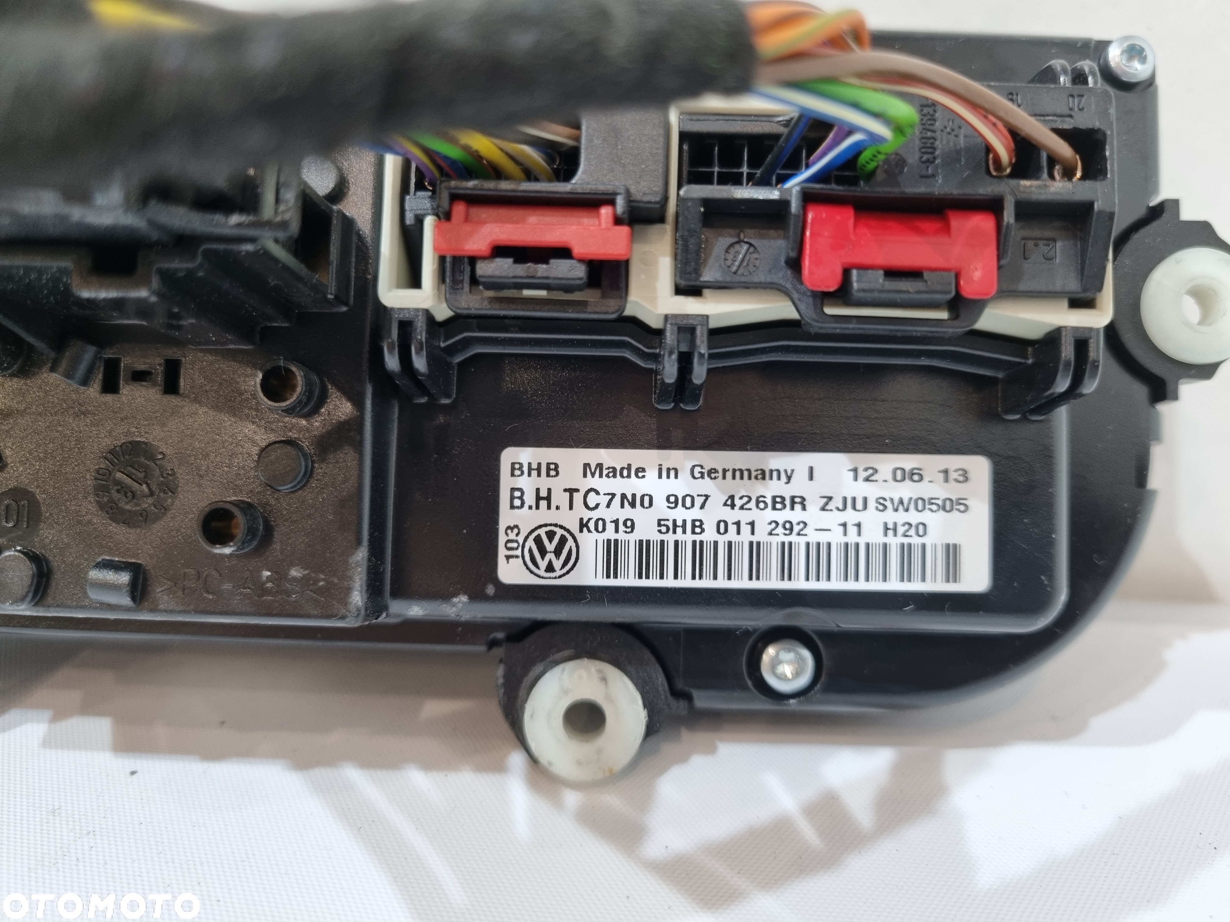VW TIGUAN PASSAT B7 CADDY SHARAN PANEL KLIMATYZACJI WEBASTO 7N0907426BR - 5