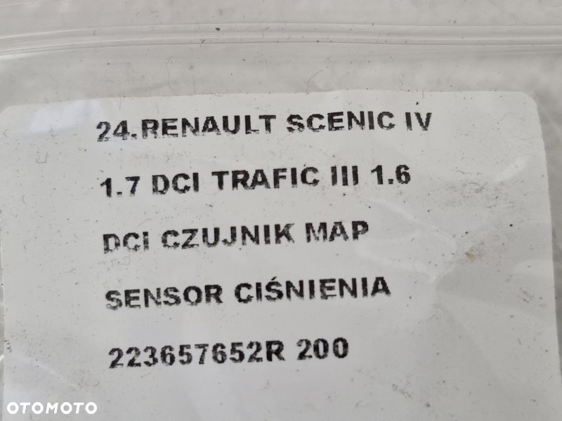 RENAULT SCENIC 4 IV 1.7 DCI CZUJNIK CIŚNIENIA MAP SENSOR 223657652R - 6
