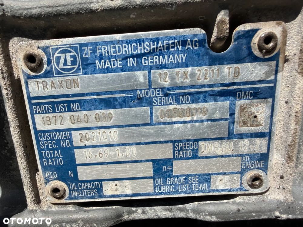 SKRZYNIA BIEGÓW TRAXON DAF 106 12 TX 2210 2211 TD PO PRZEGLĄDZIE - 4