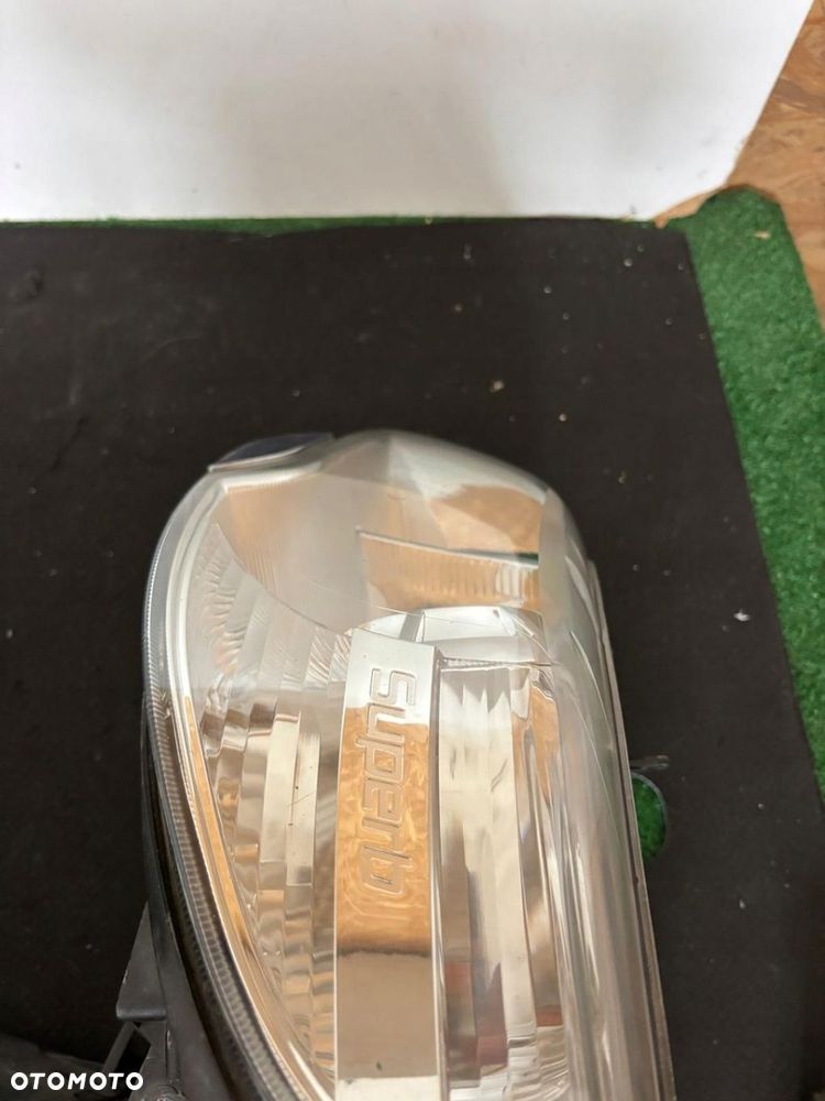 LAMPA LEWA REFLERTOR LEWY SKODA SUPERB 2 II SOCZEWKA ZWYKŁA DEMONTAŻ EU - 6