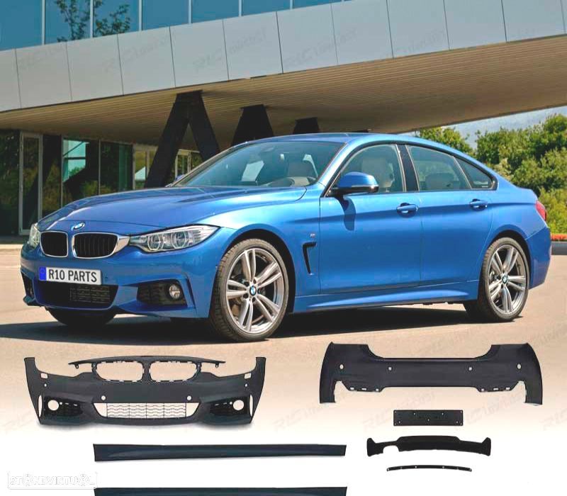 KIT CARROÇARIA BMW F36 GRAN COUPE LOOK M PDC - 1