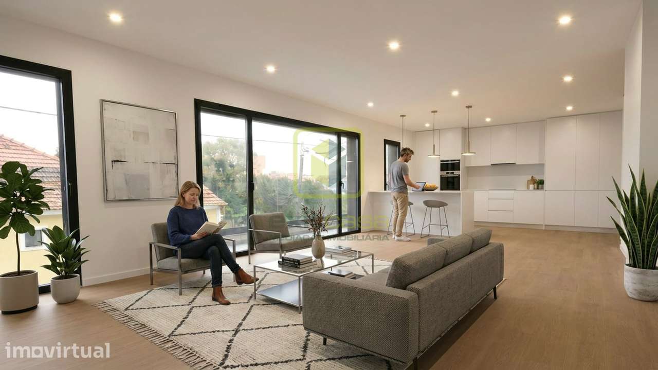 Apartamento T2 com Terraço em Aveiro - Grande imagem: 2/23