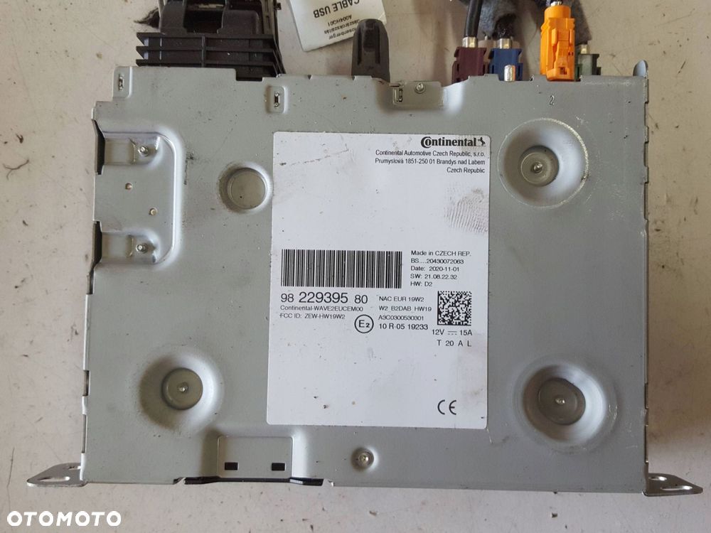 OPEL GRANDLAND X 17-21r RADIO NAWIGACJA 9822939580 - 2