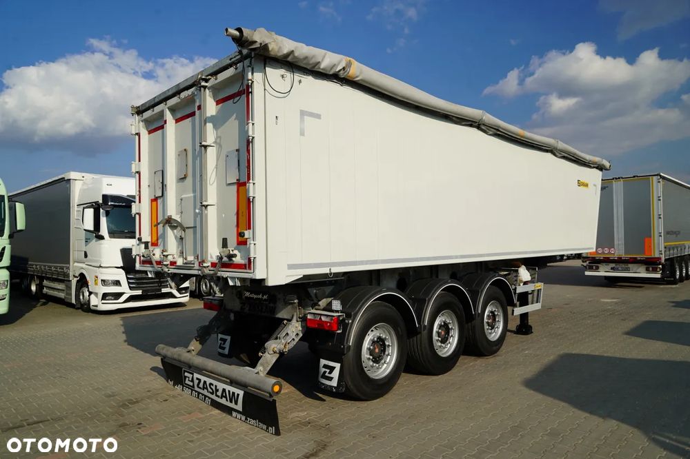 Zaslaw WYWROTKA ALUMINIOWA / 43 m3 /  OŚ PODNOSZONA / OSIE SAF - 8