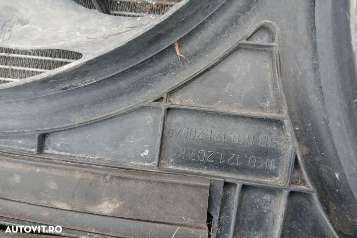 Radiator apa racire motor 3C0121253AR 1K0121207BC Electroventilator - 4