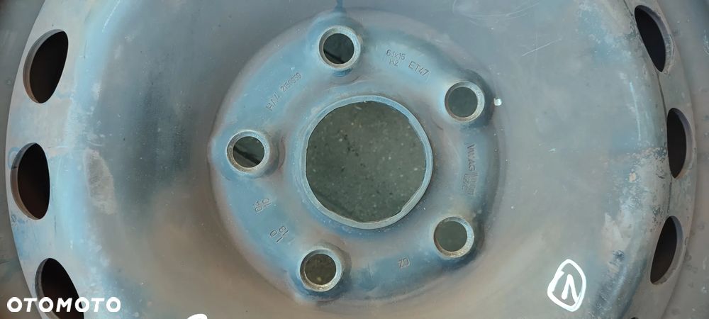 FELGI STALOWE 5x112 6.5x15 CALI ET47 AUDI SEAT SKODA VW KOMPLET 4 sztuki - 6