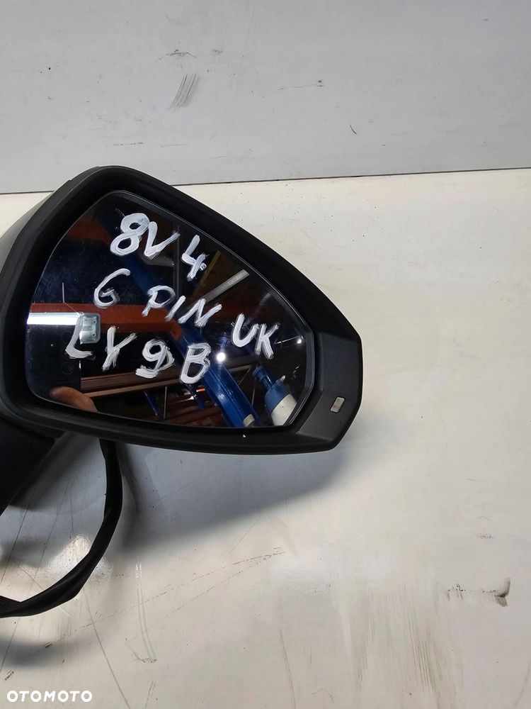 LUSTERKO ZEWNĘTRZNE PRAWE AUDI A3 8V LY9B 6-PIN UK - 9