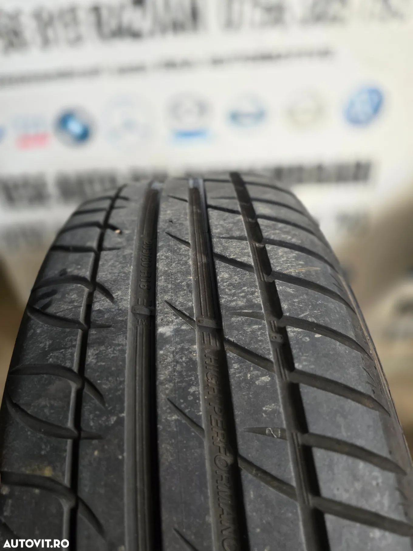 Set Jante Aluminiu Bmw F45 F46 Seria 2 X1 X2 F39 F48 5x112 205/60R16 Anvelope Vara F Bune - 14