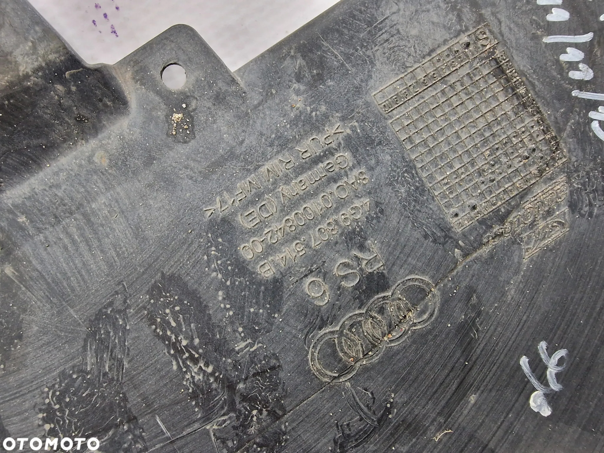 AUDI A6 4G0 / 4G9 C7 RS6 12- DYFUZOR / SPOJLER ZDERZAKA TYLNEGO TYLNIEGO TYŁ , NR 4G9807514B , NR AUKCJI DT636 - 22