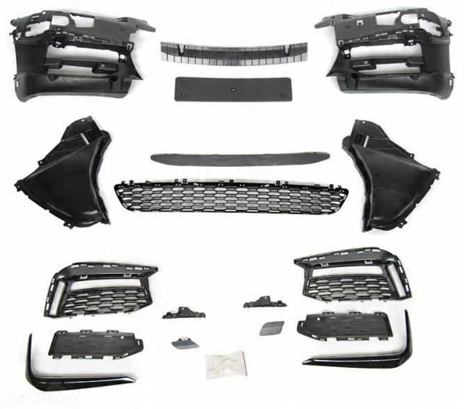 Zderzak Przod kpl Spryski PDC Sport M-pakiet Tuning Bmw 5 g30 g31 2017-2020 - 5