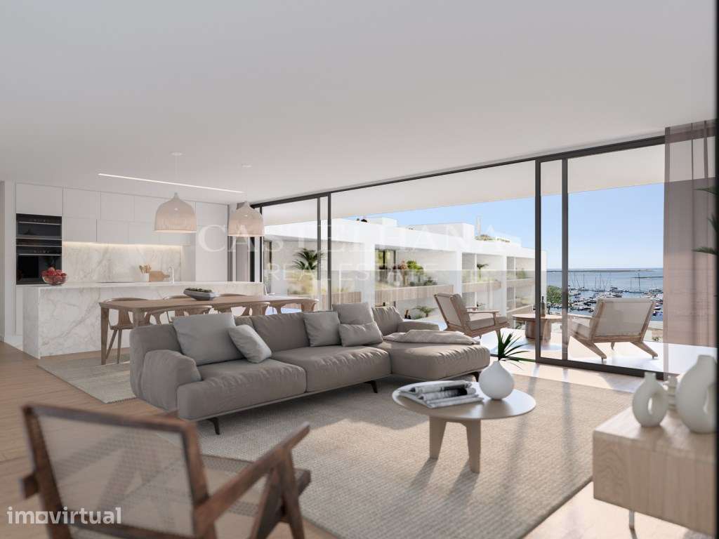 Apartamento T2 com varanda em novo empreendimento na Marina de Olhão - Grande imagem: 2/48