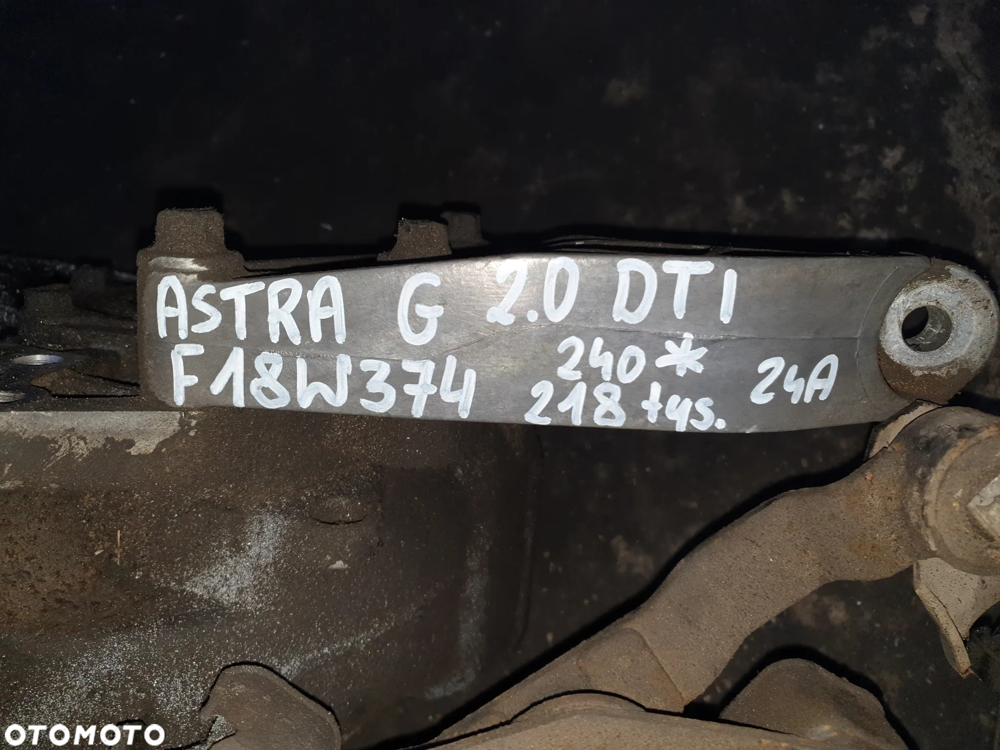 SKRZYNIA BIEGÓW MANUALNA OPEL ASTRA II G 2.0 DTI F18W374 - 6