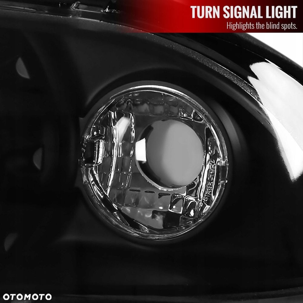 Reflektor Lampa migacz kpl Clear Led Czarne Soczewkowe Bmw 3 E46 1998-2001 - 5