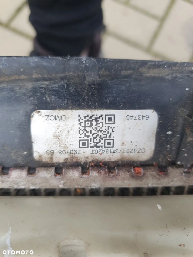 CHŁODNICA WODY  KLIMATYZACJI WENTYLATOR TOYOTA AYGO I 1.0 - 4