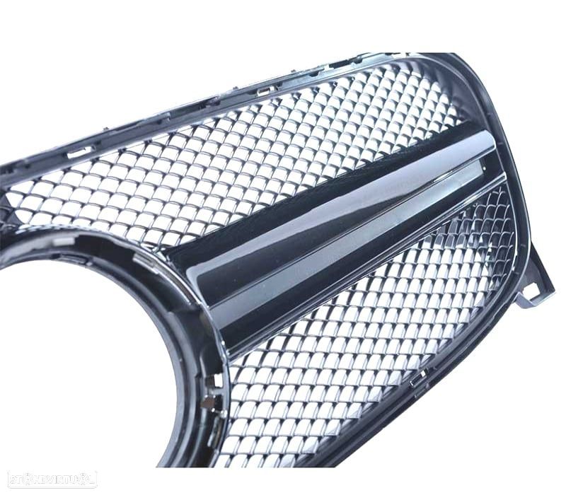 GRELHA MERCEDES CLASSE GLA X156 14-16 LOOK AMG PRETO BRILHANTE - 3
