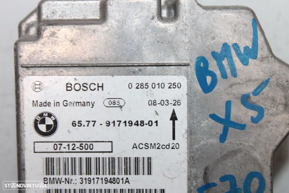 Centralina de Airbag BMW X5 E70 & E71 - 2