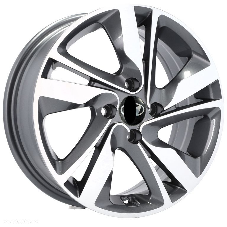 4x Felgi 15 4x100 m.in. do HYUNDAI Accent i10 i20 Atos Getz - BK813 - 3