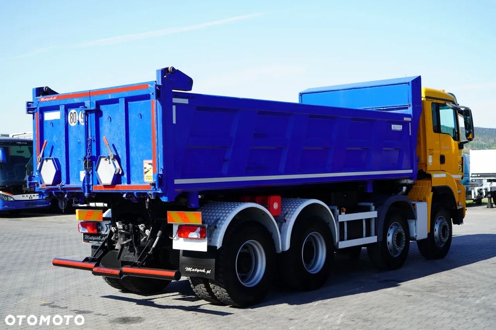 MAN TGS 35.500 / 8x4 / WYWROTKA / HYDROBURTA / BORDMATIK / NAVI / 2019 ROK - 18