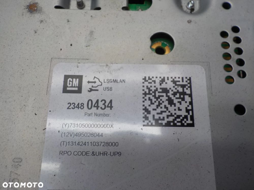 OPEL ASTRA J RADIO NAWIGACJA  23480434 - 2