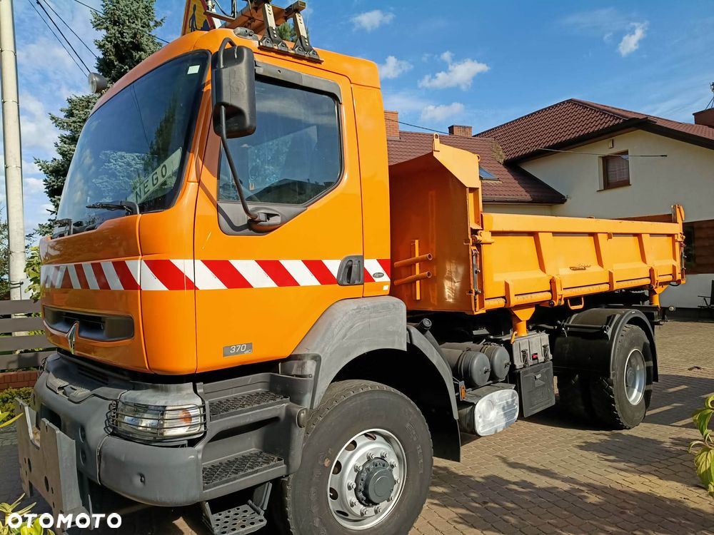 Renault KERAX 370 DCI 4x4 Wywrotka Bordmatic x 2 zimowe utrzymanie - 8