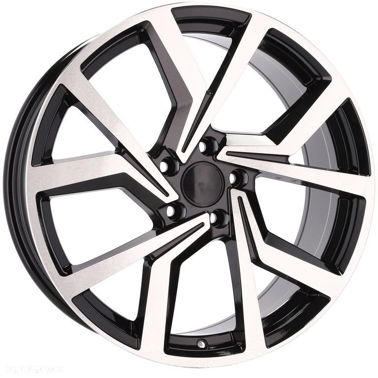 4x Felgi 17 m.in. do VW Caddy Crossgolf Golf Jetta Passat Scirocco Sharan Tiguan - B1154 (FBX157) - 9