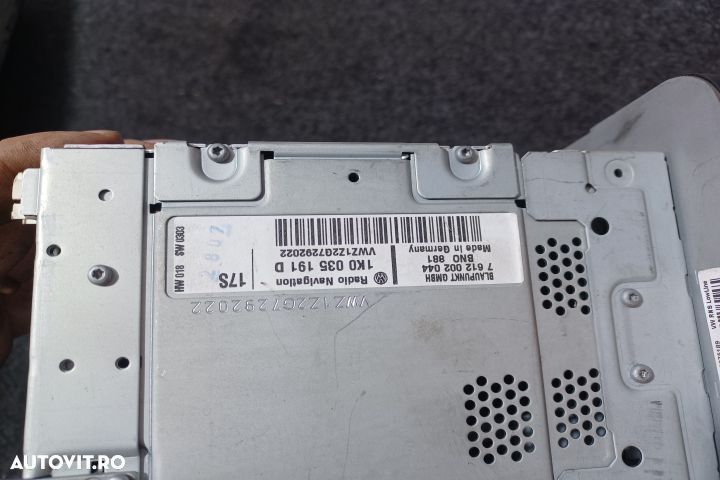 Radio cd 1K0035191D Volkswagen VW Passat B6 [2005 - 2010] wagon 5-usi - 4