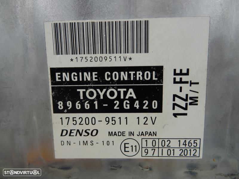 Centralina De Motor Toyota Celica Coupé (_T23_)  896612G420 / 17520095 - 2
