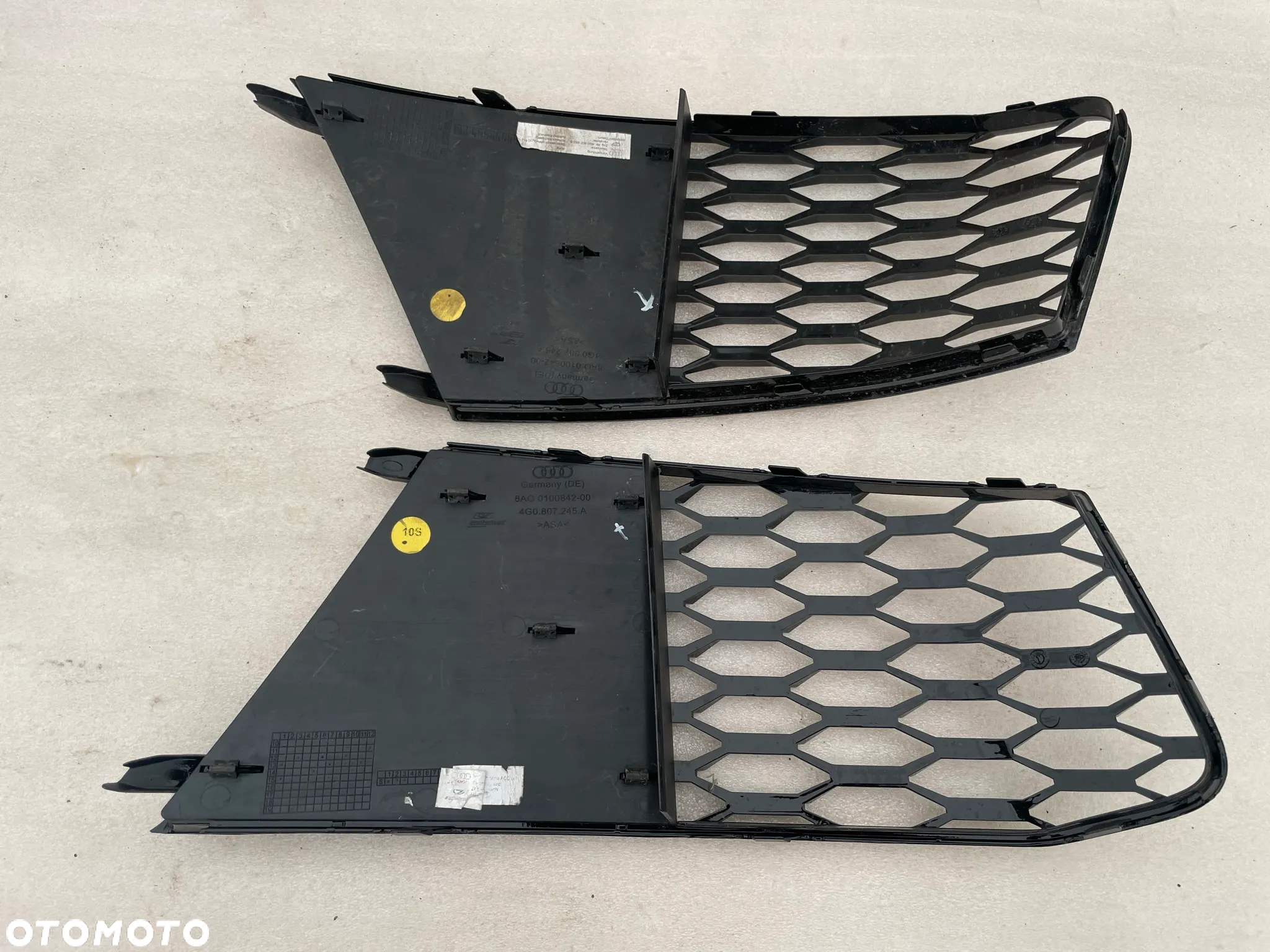 Audi RS6 C7 kratka zderzaka prawa lewa 4G0807245A, 4G0807246A - 4