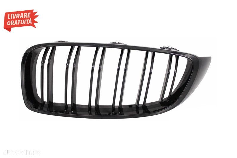Grile Centrale BMW 4 Series F32 F33 F36 (2013-03.2019) Piano Black M Design- livrare gratuita - 4